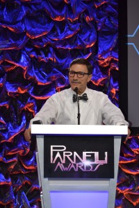 John Andrews, CEO of QSC, was a presenter at the 15th Annual Parnelli Awards